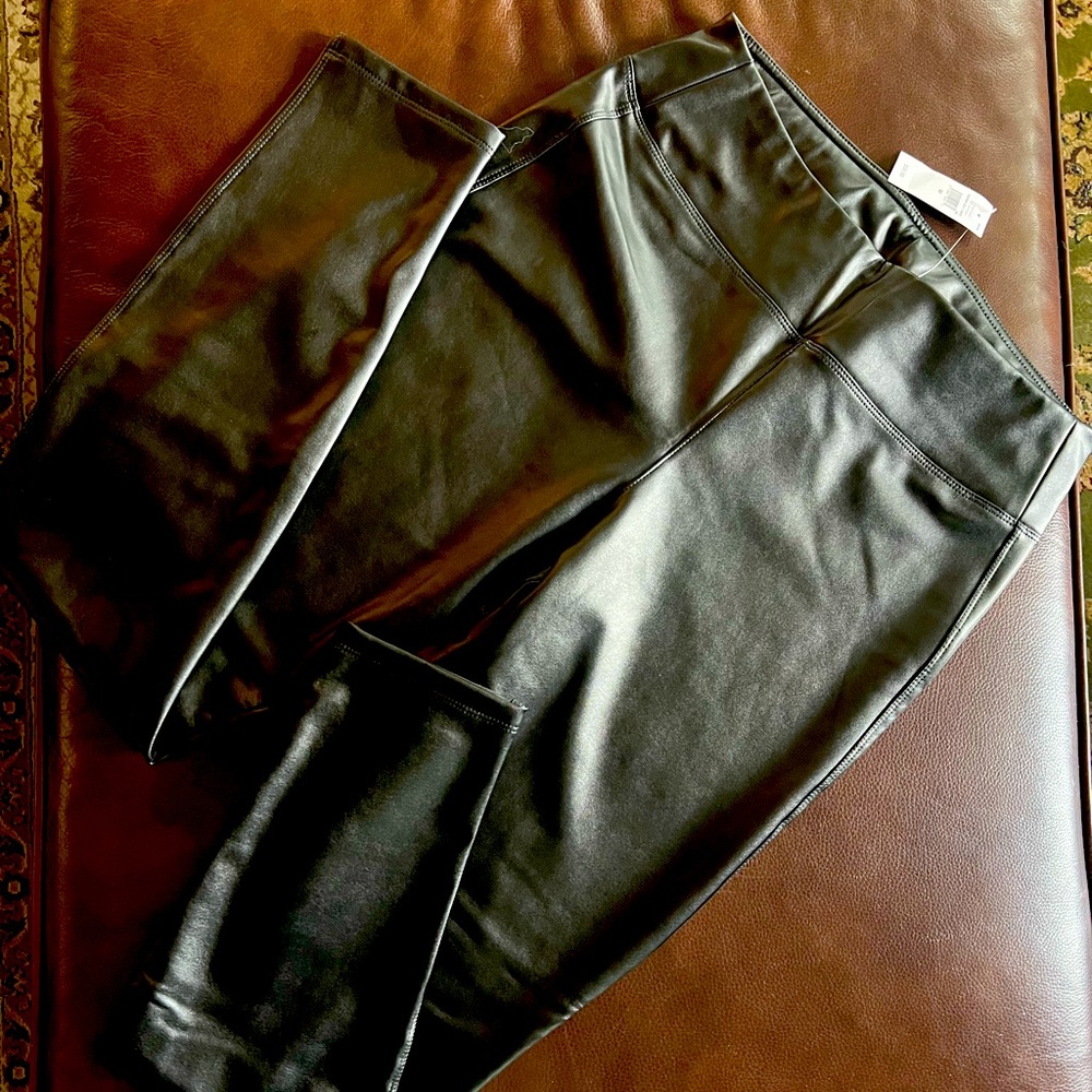 Women’s Gap vegan leather leggings size medium